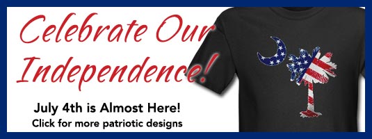 Celebrate our Independence! July 4th is almost here, buy your patriotic shirt or gift today!